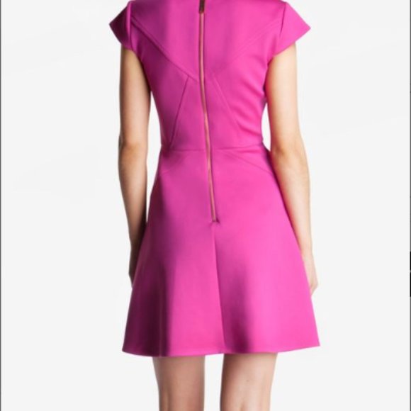 Ted Baker Purple/Pink Skater Dress - Ted Baker Size 4 - Picture 5 of 7